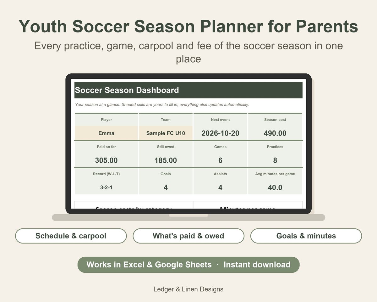 Sports Mom Planner Bundle preview 2
