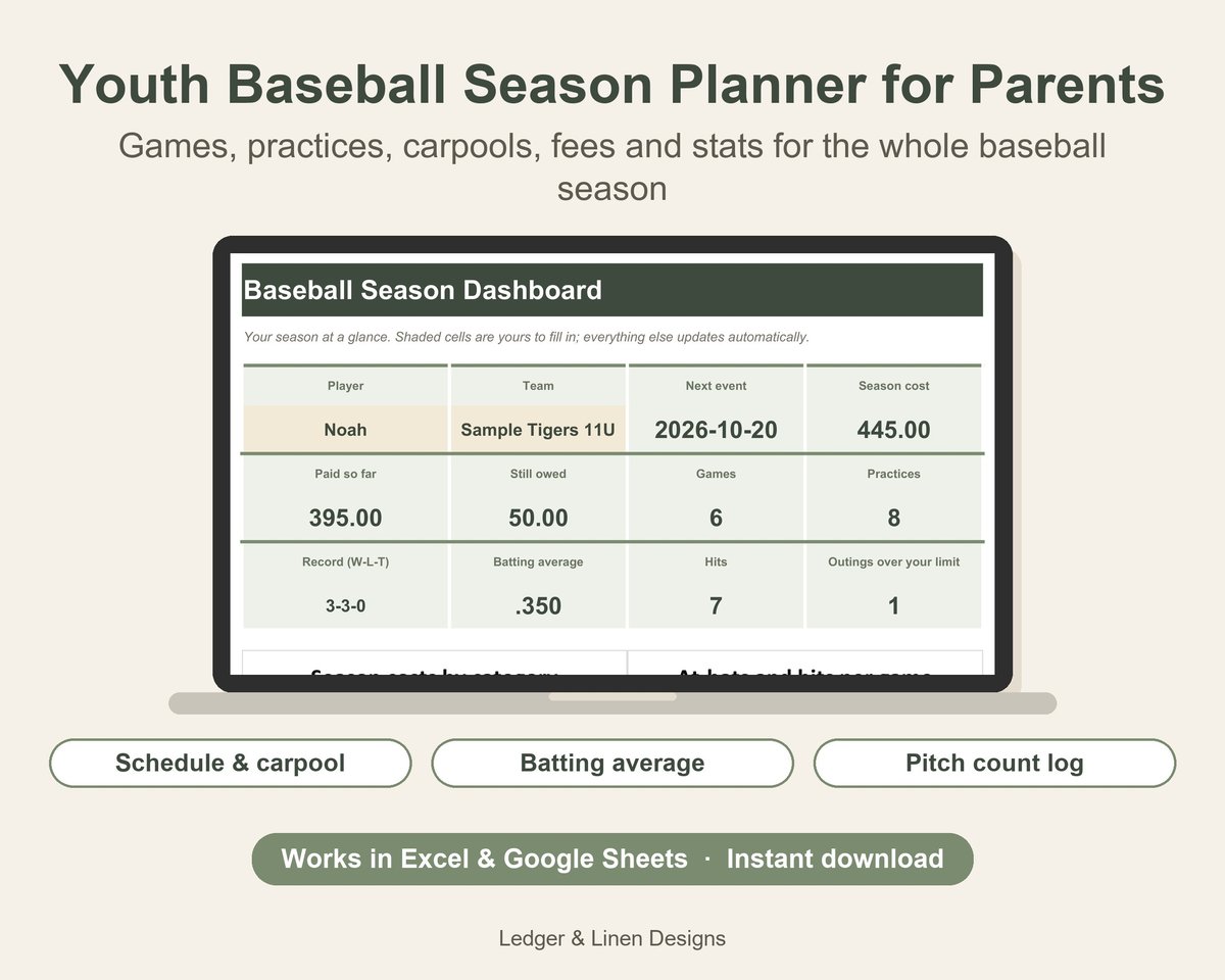 Sports Mom Planner Bundle preview 4