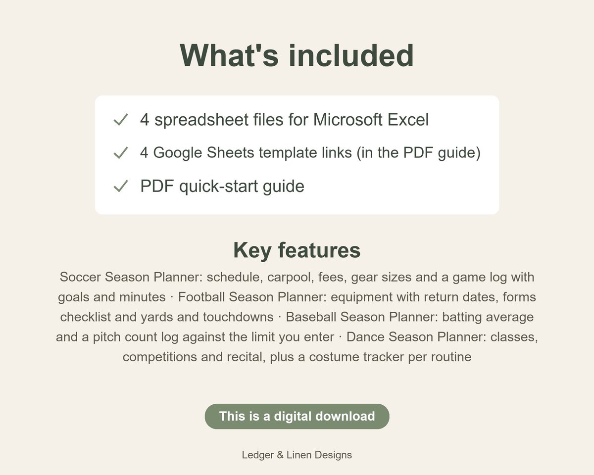 Sports Mom Planner Bundle preview 6