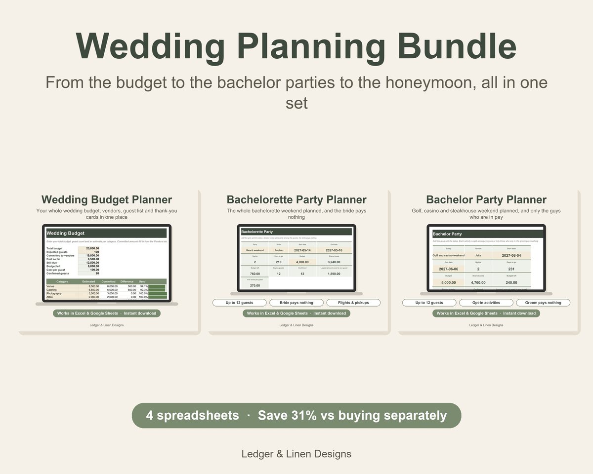Wedding Planning Bundle preview 1